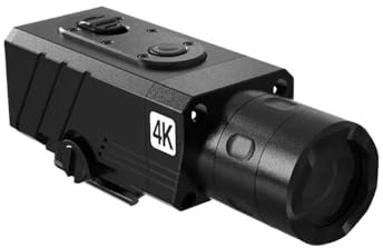 För RunCam för Scope Cam 2 4K Airsoftkamera med digital zoom, anpassat hårkors, IP64 vattentät, 1400mAh 128GB appkontroll för paintball(L25 Camera Only)