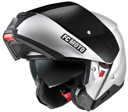 FC-Moto G-376 Klapphelm, Silber, M (57/58)