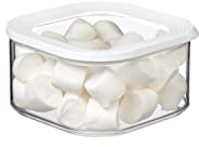Mepal Transparente Vorratsdosen mit Deckel - Lebensmittelbehälter Quatratische - Küchenorganizer & Aufbewahrungsbox aus Kunststoff - Vorratsbehälter Luftdicht & Stapelbar - 2750 ml - White