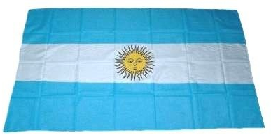 Fahne/Stockflagge Argentinien 30 x 45 cm Flagge