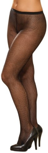 Dreamgirl 0011 Nahtstrumpfhose Black Diamond aus feinem Netz, black(8000)