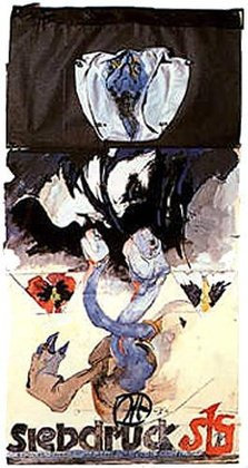 Germanposters Horst Janssen Siebdruck Poster Plakat Kunstdruck