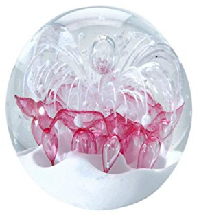 Pfronten Schmuck GmbH Traumglaskugel, mittel - Dekorative Kugel - Glas - Büro - Briefbeschwerer