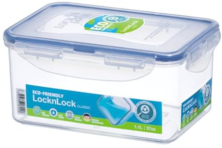 Lock & Lock Rectangular Box 1.1L Food Storage Container – Food Storage Containers