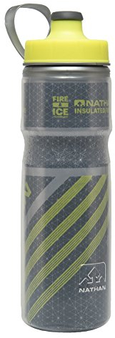 Nathan Sports Unisex's Fire and Ice Bottle-Dark Slate, 20 oz/600 ml