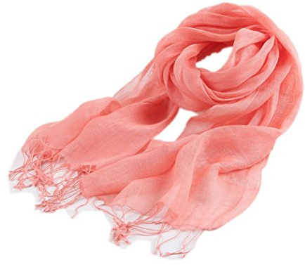 Prettystern bufanda de lino lisa unisex 100% foulard hombres y mujeres primavera verano con flecos