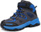 Elaphurus Stivali da escursionismo Ragazzi Stivali da Neve Ragazze Scarpe da Escursionismo Ragazzo Bambini Scarpe da Trekking,1 blu,38 EU
