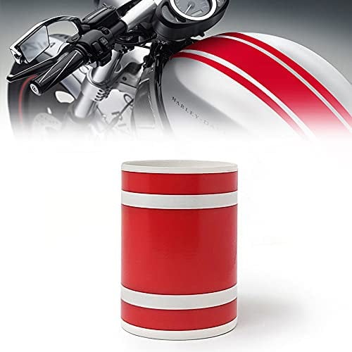 4R Quattroerre.it Strisce Adesive Moto Bike Racing Stripe 3 Fili, Rosso, 12 cm x 2 m