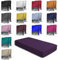 2er Set Jersey Spannbettlaken Spannbetttücher Bettlaken Spannbetttuch weiche Baumwolle mit Rundumgummizug, Farbe: Aubergine/Lila, Maße: 2er Pack 180-200 x 200 cm