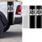 C-FUNN 97 x 25 cm Auto-Aufkleber aus PVC für Dodge Ram 1500 2500 3500 5,7 l DS011 – helles Schwarz