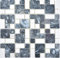 Marmor Mosaik Stein schwarz weiß Wand Boden Küche Dusche Bad Fliesenspiegel Mosaikfliese Mosaikmatte Mosaikplatte