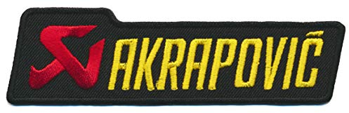 AKRAPOVIC Aufnäher Patches Aufbügler Motorrad Auspuff Schalldämpfer MotoGP