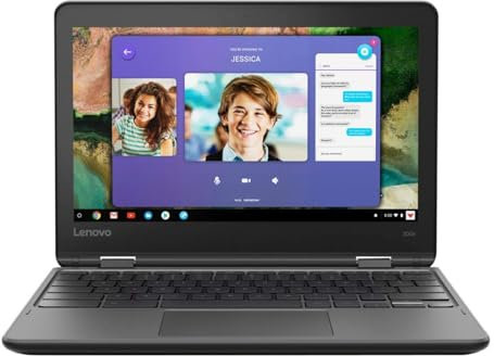 Lenovo 300e Chromebook (2nd Gen) - Laptop 32GB, 4GB RAM, Black