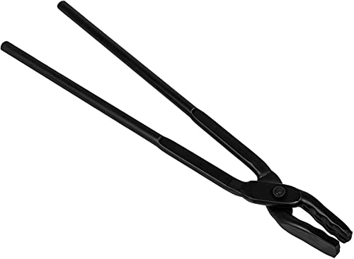 Blacksmith Tongs Wolf Jaw Tongs 380 mm (15 Inches) Blacksmith Knife Making Tongs Bladesmith Anvil Forge Tongs for Beginner & Professional Blacksmiths
