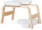 DnKelar Yoga Stuhl Inversion Yoga Stuhl Kopf Yoga Praxis Yoga Hocker Yoga Stuhl Yoga Hocker (Weiß)