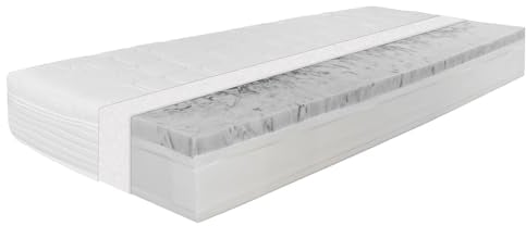 BeCo Matratze, Grand Dream KS, 90 x 200 cm, H3, Taschenfederkern, Oeko-TEX Standard 100, integrierter Komfortschaum-Topper, Made in Germany, 100 Nächte Testschlafen