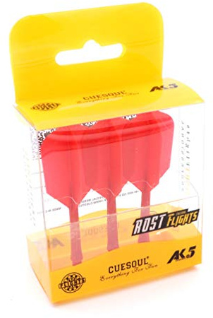 CUESOUL ROST integrierter Dartschaft und Flights Medium, schlanke Form, 3er-Set