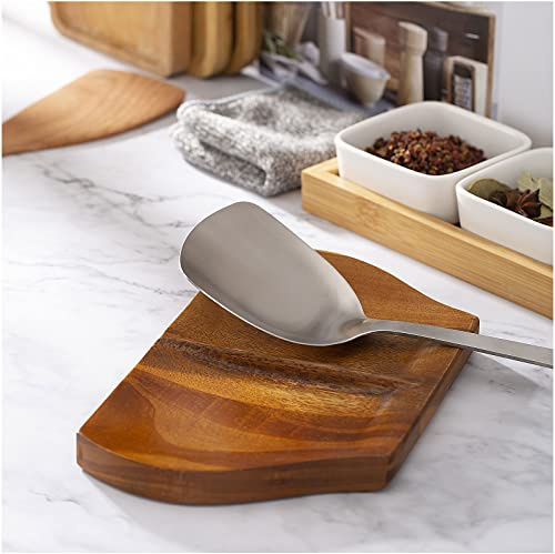 NHKRTE Xiangsi Wood Utensil Rack, Kitchen Spoon Holder (Countertop Use) | High-quality rosewood material, clean countertop surface, heat-resistant, easy to clean and wipe, with non-slip pads