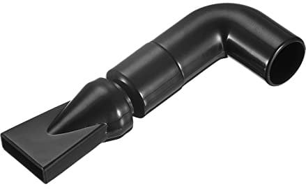 sourcing map Aquarium Nozzle Plastic Pump Nozzles Water Outlet Return Pipe Plumbing Fitting Black 15mm/0.59 OD 1Pcs