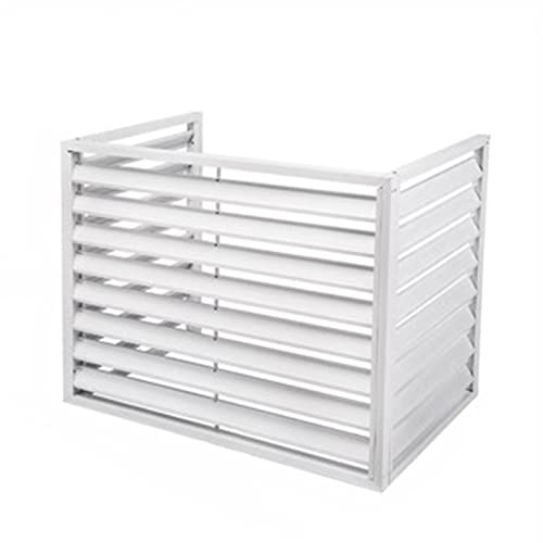 VETERS Cubierta de Unidad Exterior para Aire Acondicionado, Cubierta Protectora del Marco Exterior del Aire Acondicionado de Aleación De Aluminio, para Balcón Jardín
