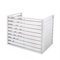 VETERS Cubierta de Unidad Exterior para Aire Acondicionado, Cubierta Protectora del Marco Exterior del Aire Acondicionado de Aleación De Aluminio, para Balcón Jardín