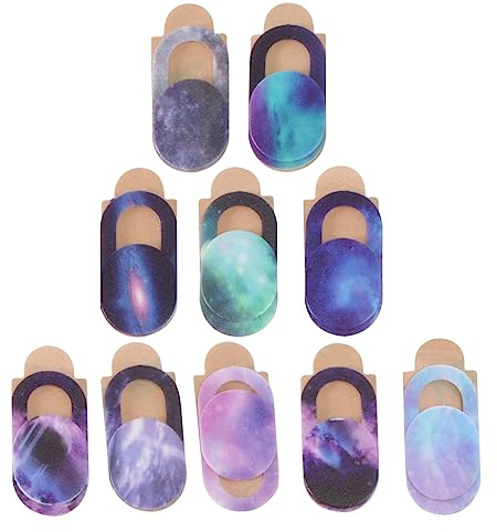 Hemobllo 10pcs Stylish Webcam Patch Phone Camera Cover Laptop Privacy Cover for Decal
