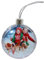 Bauble Round Decoration, Christmas Photo Baubles, Medium Photo Frame Tree Decoration each holds 2 x 70 mm photos - Ideal Personalised Gifts, Create your own Bauble (Round)