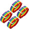 Maxter 4 Pride Armbänder LGBTQ Accessoires Armbänder Gay Flag und regenbogenfarbenes Uhrenarmband