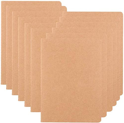 YOOMONA Notizbuch, A4, blanko, 21,6 x 27,9 cm, Skizzenbuch, Tagebücher für Kinder, Künstler, Bürobedarf, ideal zum Zeichnen und Skizzieren, 12 Stück