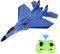 Flying Speedy Avion Télécommandé Rc Air Plane, 2.4ghz Rc Avion Télécommandé Modèle Avion Léger, Jouet Avion en Mousse Epp Ailes Fixes, Rc Jet Airplane Glider pour Enfants Adultes Débutant (Bleu)