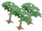 VILLCASE 9 STK Dekor Für Büro Architektur Diorama Baum Waldszenische Bäume Zypresse Mini-dioramen-bäume Winzige Bäume Figuren Wohnkultur Grünes Dekor Heim Mini-dekor Haushalt Flaschenbürste