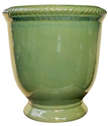 TucanoHamburg Blumentopf, Modell Laurel Jade, grün 29x30cm, B_Ware,frostfest