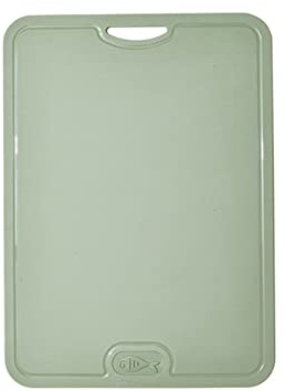 lxuebaix 36.5x25.5x3cm Cutting Board Kitchen Cooking Tools Flexible Plastic Non-slip Hanging Hole Food Cut Chopping Block Cutting Board mint green