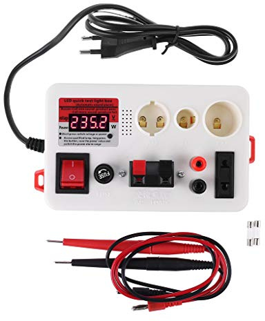 LED Schnelltest Licht Box Spannung Power Tester Für E27 B22 E14 Lampe Birne Für W Spannung Power Tester