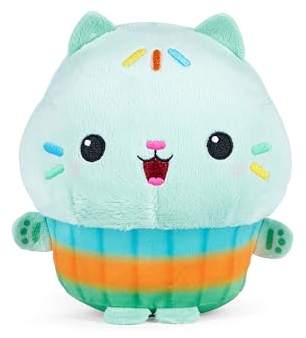 Schmidt Spiele 42799 Gabby's Dollhouse, Cakey-Expression, Green Cakey, 25 cm Plüschfigur - Amazon Exklusive