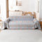 VanderHOME Bohemian Chenille Couch Überwurf, Sofa Überzug 1/2/3/4 Sitzer, Multifunktionaler Sofabezug, Doppelseitige Sofa Cover Couch Überwurf für Sofa und Bett 180 * 400cm-Grau