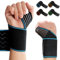 SUPLYMAR Muñequera Hombre y Mujer, Con Banda Protectora De Compresión y Sistema Antideslizante para Deportes. Muñequera Túnel Carpiano Con Apertura de Pulgar, Alivia Tendinitis y Esguinces (Azul)