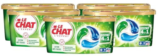 LE CHAT L'Expert - Discs 4en1 - Lot de 5 boîtes de 38 capsules (190 capsules)