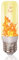 DINSOAVR Flackernde Glühbirne Simuliert Brennendes Feuer Effektlampe 4 Feuerglühbirnen E27-Sockel Flammenbirne Mit Schwerkraftsensor