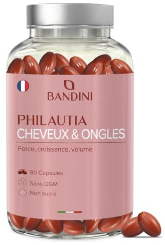 Bandini® Cabello y Uñas 90 Cápsulas Blandas para 3 meses | Suplemento con Omega-3, Vitaminas y Minerales | Fortaleciendo Cabello y Uñas, Crecimiento y Volumen | Apoyo para un cabello y uñas fuertes