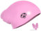 Cuffia Piscina Donna e Uomo per Capelli Lunghi in Silicone Impermeabile con Tappi per le Orecchie da Nuoto (Rosa Pink)