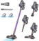 Akku Staubsauger, 25000Pa/175W/50Min Staubsauger Kabellos, Anti-Tangle-Bürste und Selbststehend, Ultraleichter Handstaubsauger akku vacuum cleaner Stielstaubsauger für Teppichen, Hartboden, Tierhaare