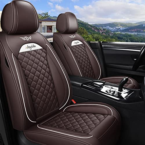JoyRozTek Autositzbezüge Für Dacia Sandero Stepway | PU Leder Komplettset Auto-Schonbezüge, Airbag-freundlich, Autositzbezug Set
