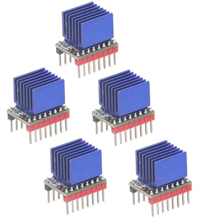 CYTGOUPER 5 Stück TMC2209 V2.0 Schrittmotor Treiber,Ultra Silent 2.5a Stepper Motor Driver Verpackt Mit Kühlkörper