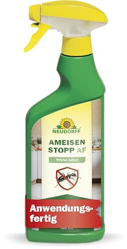 Neudorff AmeisenStopp – Anwendungsfertiges Ameisenspray mit Sofortwirkung schützt effektiv gegen Ameisen - für Innen und Außen, 500 ml