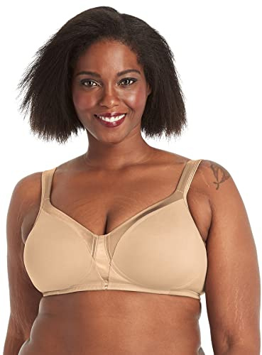 Playtex Women's 18 Hour Ultimate Shoulder Comfort Wireless US4693 Bra, Natural Beige, 38D