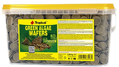 Tropical Fischfutter-Wafer, Algen-Geschmack, für Fische, 1er Pack (1 x 5 l)