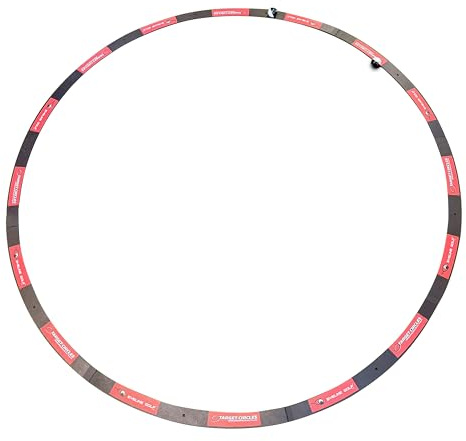EyeLine Golf Target Holes - Practice Training Aid for Precision Practice on Green. Indoors/Outdoors. Toss to Create Simple Speed Control Targets. Red and White-Easy to See. Pack - 3. Made in USA