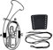 Gewa 720599 Handschutz Leder Bb-Tuba Teil B, Schnürverschluss