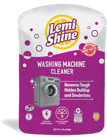 Lemi Shine Washing Machine Cleaner, Restore Performance, Biodegradable Ingredients (1 Count)